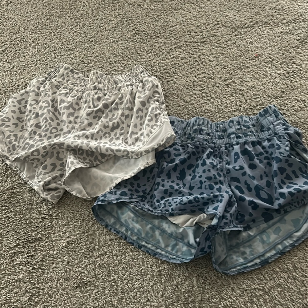 Cheetah print shorts